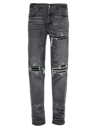 AMIRI MX1 LEATHER JEAN STORM GREY 30国内正規 Amiri Mx1 Leather Skinny Jean in Storm Grey | FWRD