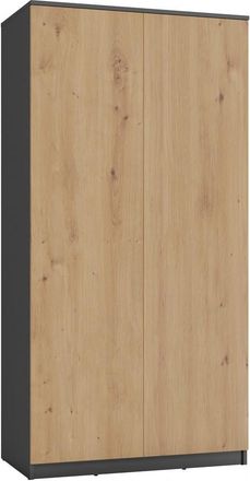Topeshop Esme - Armario Doble Estilo Escandinavo - 90x50x180 - 2 Puertas - Vestidor