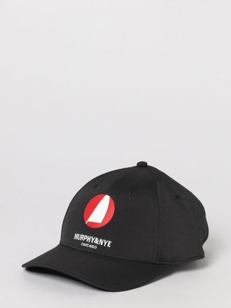 Murphy & Nye Cappello da baseball in tessuto tecnico con logo ricamato e visiera
