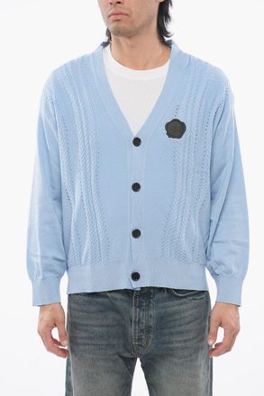 Viktor & Rolf Cardigan Cable Knit in Misto Cotone Viktor & Rolf