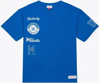 Mitchell & Ness Mens Mitchell & Ness Royal Kentucky Wildcats Double Clutch Premium T-Shirt at Nordstrom, Size Xx-Large