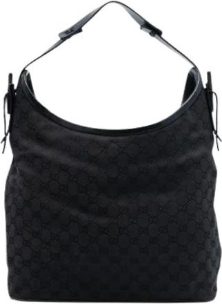Gucci Pre-owned Shoulder Bags, female, Black, Size: ONE SIZE Pre-owned Vintage Shoulder Bag
