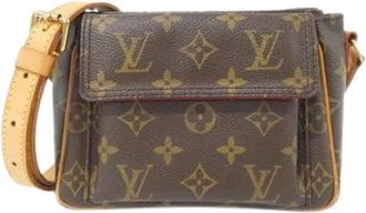 Louis Vuitton Pre-owned Cross Body Bags, female, Brown, Size: ONE SIZE Pre-owned Canvas Cross Body Bag