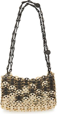 Paco Rabanne 1969 Nano Two-tone Metal Shoulder bag - Black - One Size