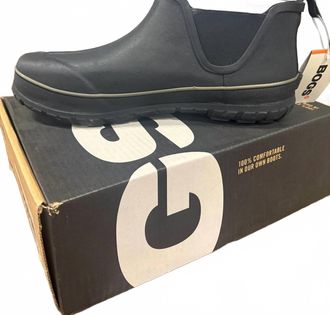 Bogs Mens Digger Slip Rain Boots In Black