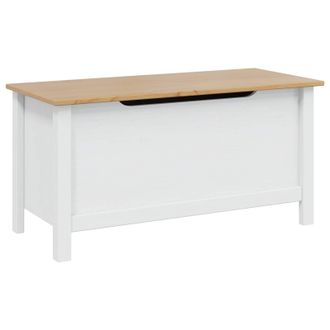 vidaXL Caja De Almacenamiento Hill Y Marr&oacute;n Miel 90 X 40 X 45 Cm Vidaxl