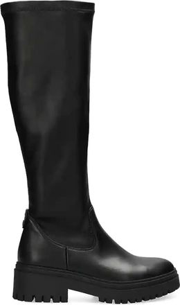 Mexx zip lug-sole boots - women - Polyurethane/Polyester/Rubber - 39 - Black