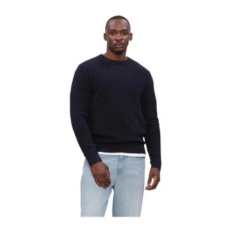 Selected Ross Crewneck Jumper - Heren - Sweatshirts & Hoodies - Blauw - Maat: M Katoen