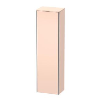 Duravit Armario Alto Duravit Xsquare 50.0x35.6 Cm, 1 Puerta, Bisagra Derecha, 4 Estantes De Vidrio, Color (frente/cuerpo): Albaricoque Perla Seda Laca Mate - 