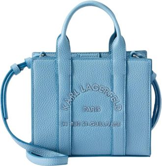 Karl Lagerfeld Cabas Villa La Vigie - Dames - Shoppers - Blauw - ONE Size - Tassen