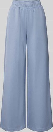 Mbym mbyM Wide Leg Stoffhose mit Eingrifftaschen Modell Asaka in Rauchblau, Gr&ouml;&szlig;e XS