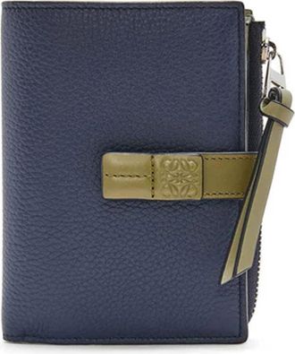 Loewe Slim Zip Bifold Compact Wallet