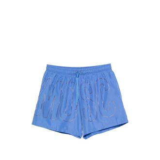 Moschino Beachwear, male, Blue, Size: XL Swim Shorts