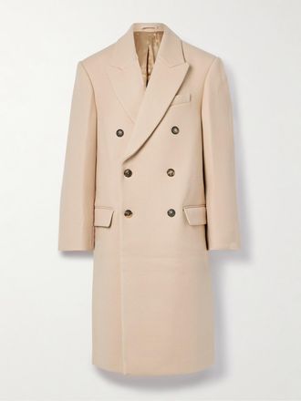 Wardrobe.NYC + Hailey Bieber Cappotto Doppiopetto In Lana - Neutri