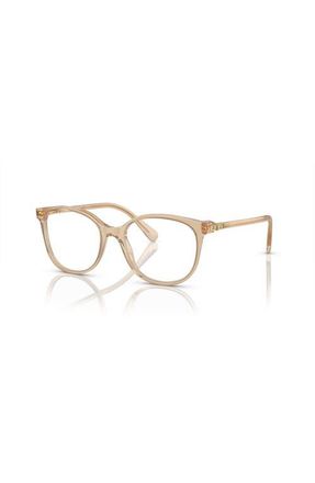 Swarovski 51mm Square optical glasses in Brown at Nordstrom