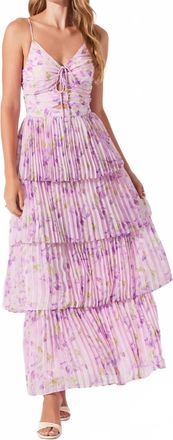 Astr Womens Daytona Dress In Lilac Floral