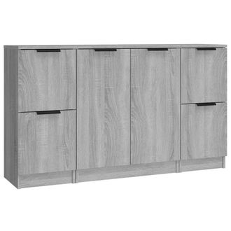 Berkfield Home Sideboards 3 pcs Grey Sonoma Engineered Wood