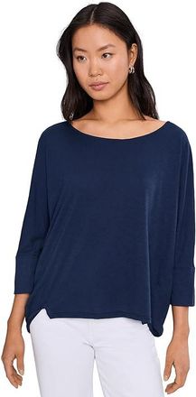 Michael Stars Selma Dolman T-Shirts Womens Clothing Nocturnal (US 0-12), Cotton