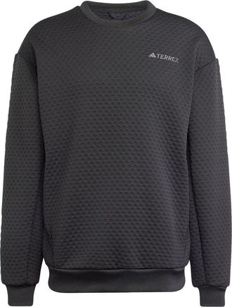 adidas Terrex Xploric Crewneck Sweatshirt Asia Sizing Black IX3941