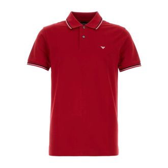 Emporio Armani Heren, Tops, Rood, Maat: 2XL Katoen