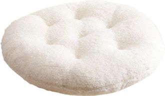 OEM Coj&iacute;n Para Silla, Terciopelo Suave, Lana De Cordero, Lazo Largo, Sala De Estar, Oficina, Yoga