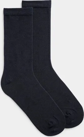 Simons Womens Solid stretch socks