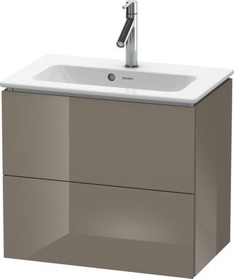 Duravit Duravit L-cube Mueble Bajo Lavabo Compacto 550x620x391mm Franela Gris Brillante