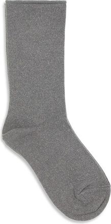 Brunello Cucinelli Womens Gray Silk Socks Clothing