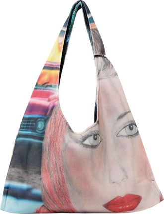 Sunnei Stijlvolle Multicolor Schoudertas - Dames - Shoppers - Veelkleurig - ONE Size - Tassen