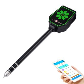 OEM Medidor De Ph Del Suelo 8 En 1, Medidor De Humedad De Plantas, Higr&oacute;metro De Plantas, Ph/ec/salinidad/fertilidad/temperatura Del Aire/temperatura Del 