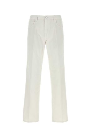 Prada Chalk Cotton Pant