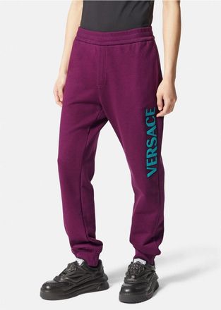 Versace RICAMO CUFFED JOGGERS Size: S, colour: PURP