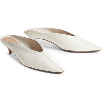 Bottega Veneta Virna Sabot Mule in Alabaster at Nordstrom, Size 11.5Us