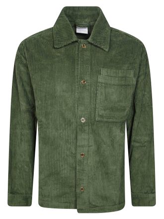 Dr&ocirc;le de Monsieur Overshirt Button-Down Corduroy Shirt