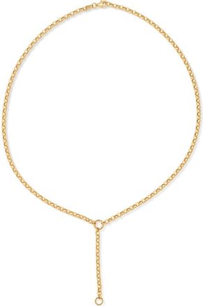 Adina Reyter Rolo 18-Inch Chain Y-Necklace in 14K Yellow Gold at Nordstrom