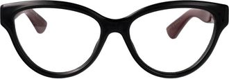 Gucci Glasses, female, Black, Size: 55 MM Round Frame