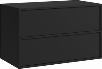 Badplaats Badplaats Mueble De Ba&ntilde;o Mali 80 Cm X 46 Cm - Negro Mate - Mueb