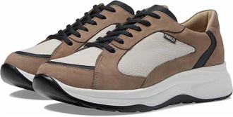 Finn Comfort Womens Piccadilly Round Toe Sneakers In Grey/beige/mountain