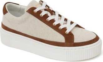 Reiss Leanne Platform Sneaker in Natural/Tan at Nordstrom, Size 10.5Us