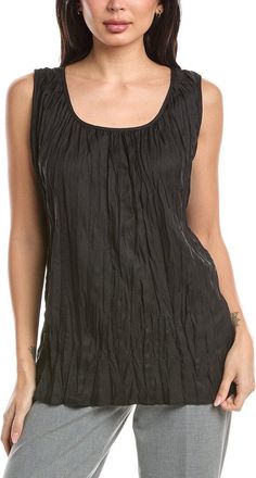 Lafayette 148 New York Scoop Neck Sleeveless Blouse
