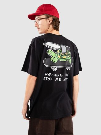A.Lab Nothing Can Stop Me Boxy Camiseta negro