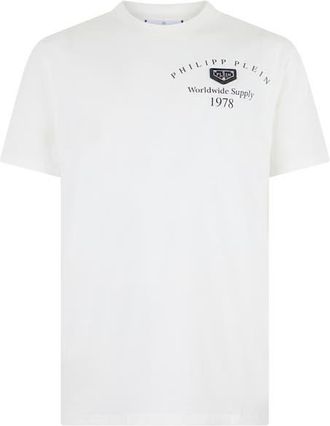 Philipp Plein T-Shirt Round Neck Ss Men in White at Nordstrom, Size Xxx-Large