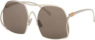 Miu Miu A55S Zonnebril - Dames - Accessoires - Grijs - Maat: 57 MM