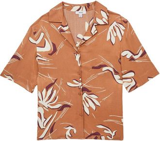Reiss Sandy Floral Print Top