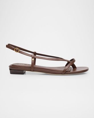 Rag & Bone Giselle Leather Thong Slingback Sandals