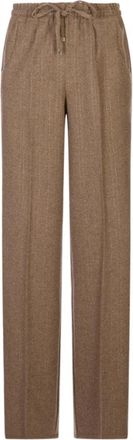 Kiton Mujer, Pantalones, Marr&oacute;n, Talla: M