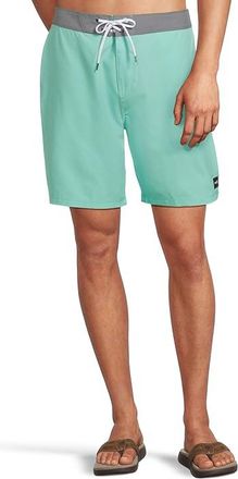 Hurley Phantom Eco One Only Solid 18 Mens Swimwear Tropical Mist : 34, Polyester/Spandex