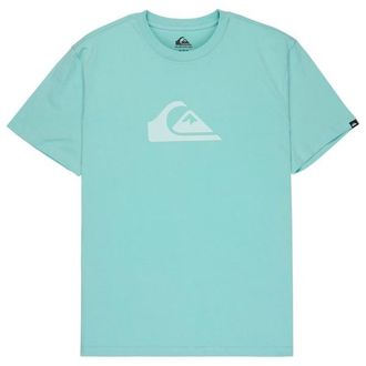 Quiksilver EV Comp Logo S/S T-Shirt f&uuml;r Herren | t&uuml;rkis