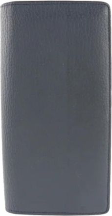 Louis Vuitton Tweedehands leren portemonnees - Dames - Vintage Accessoires - Zwart - ONE Size - Vintage