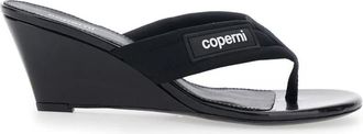 Coperni Wedge Sandalen - Dames - Sleehakken - Zwart - 38 EU - Schoenen